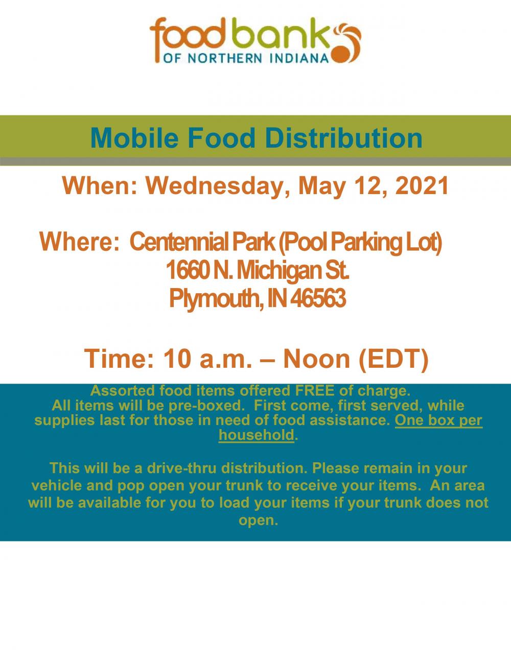 Mobile Food Distribution 5.12