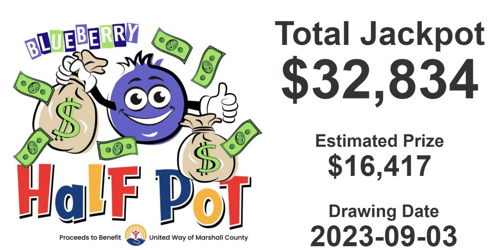 Marshall County Blueberry Half Pot Jackpot