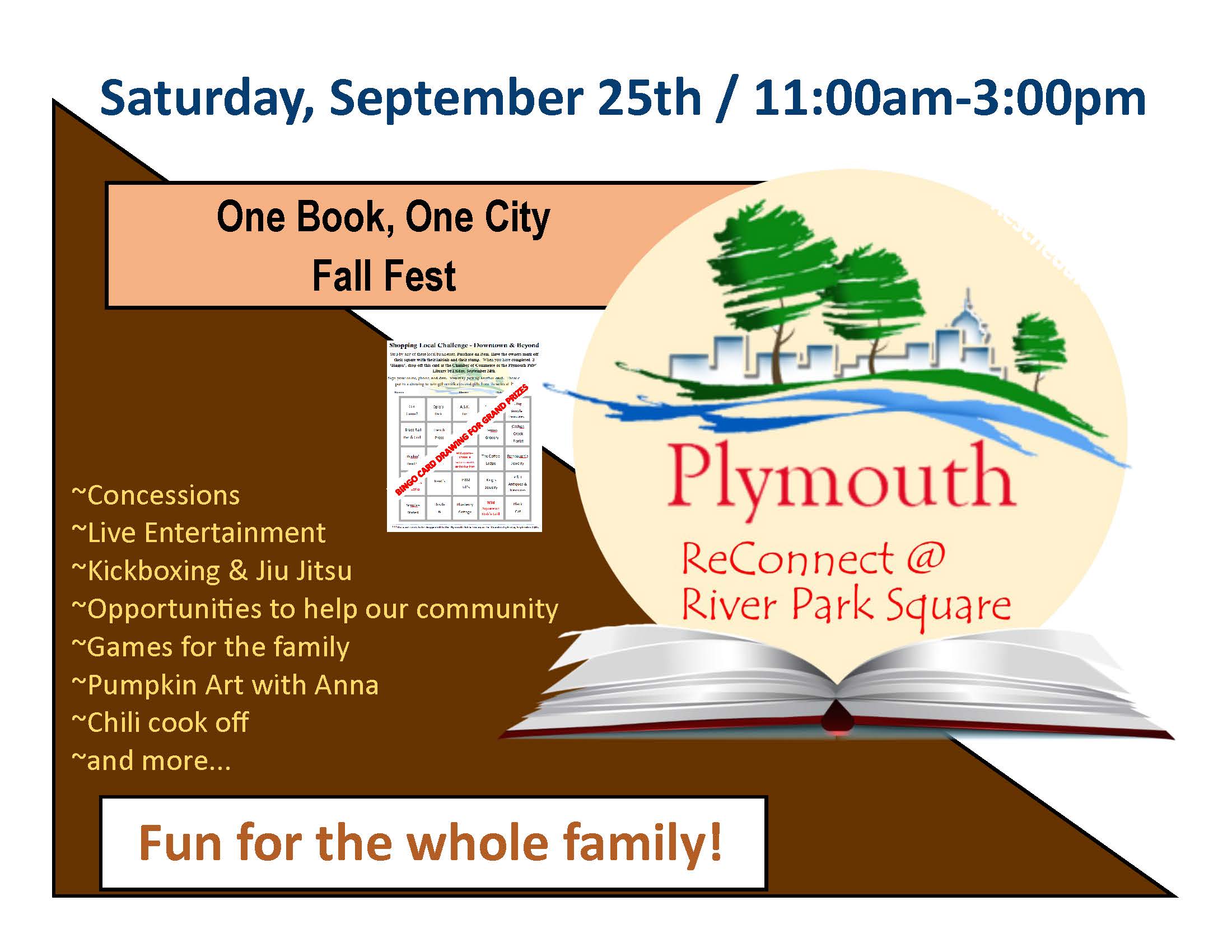 one book, one city fall fest