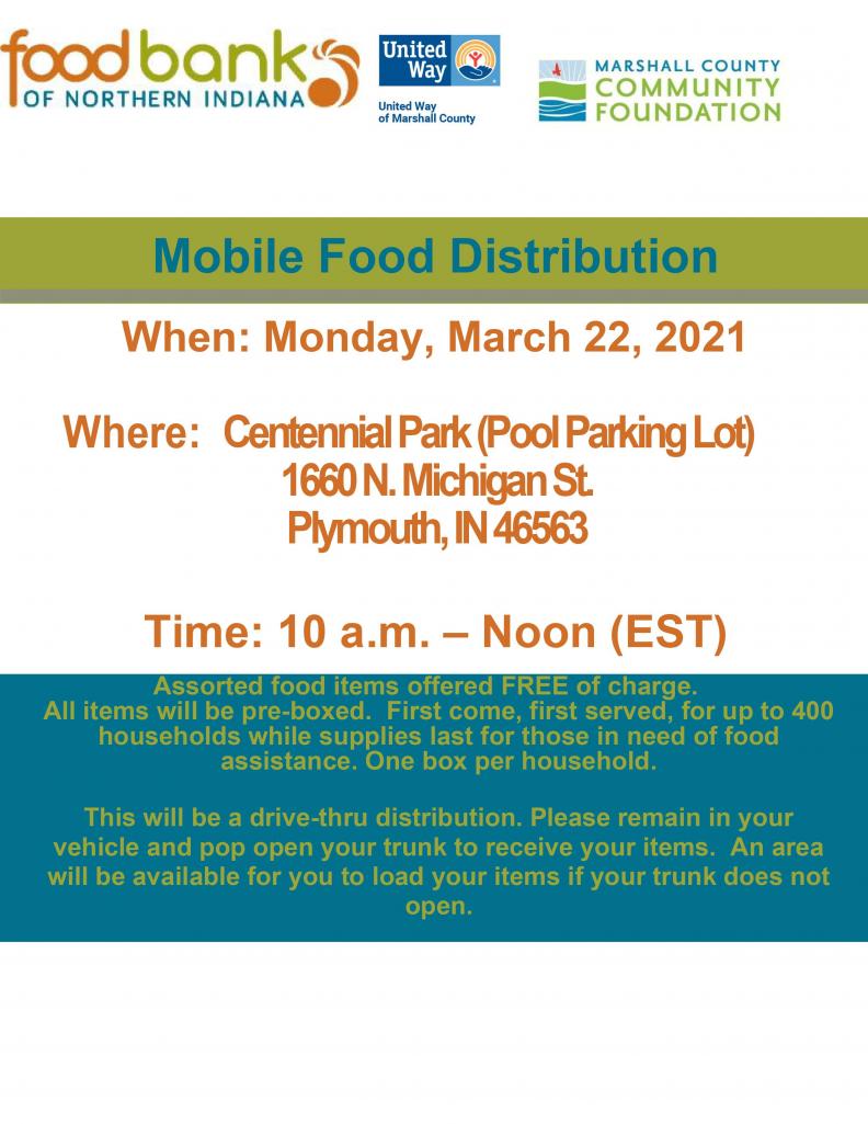 March 22 Mobile Food Distribution