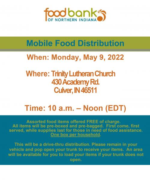 Culver Mobile Food Distribution