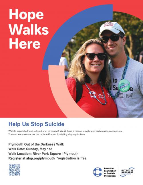 Suicide Prevention Walk Flyer