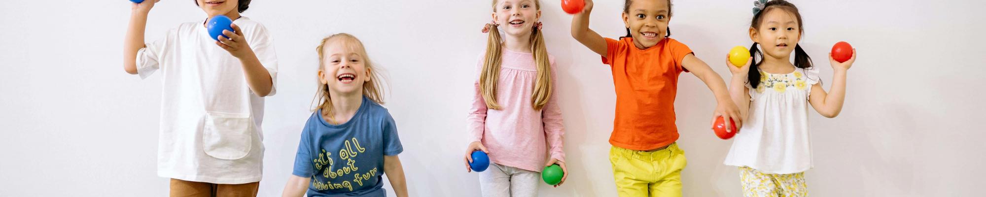 Children are playing together