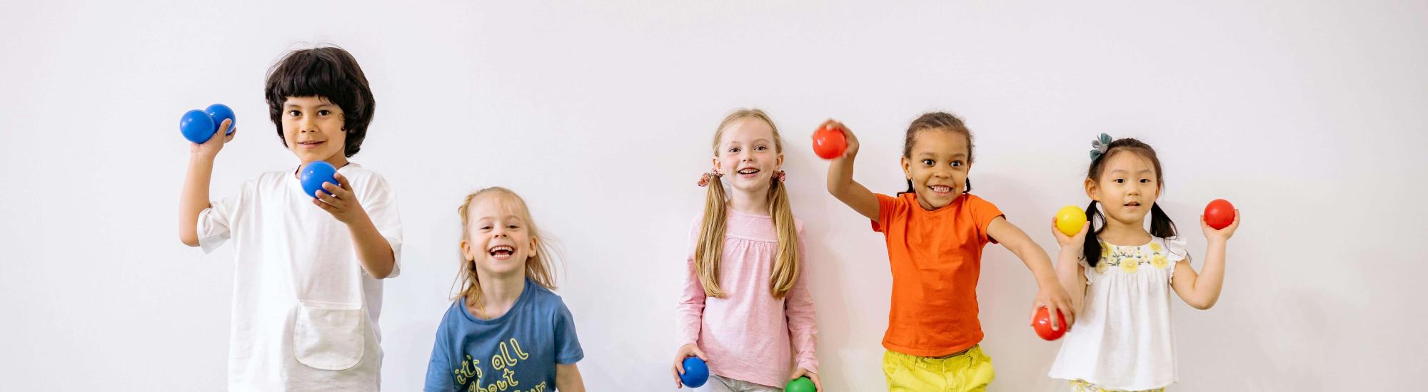 Children are playing together